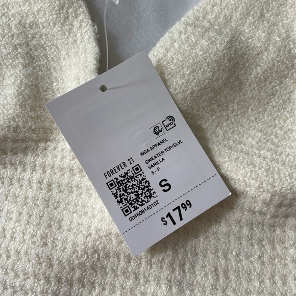 NWT Sweater-Knit Crop Top - Picture 8 of 8